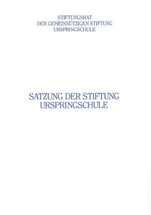 Satzung Urspringschule